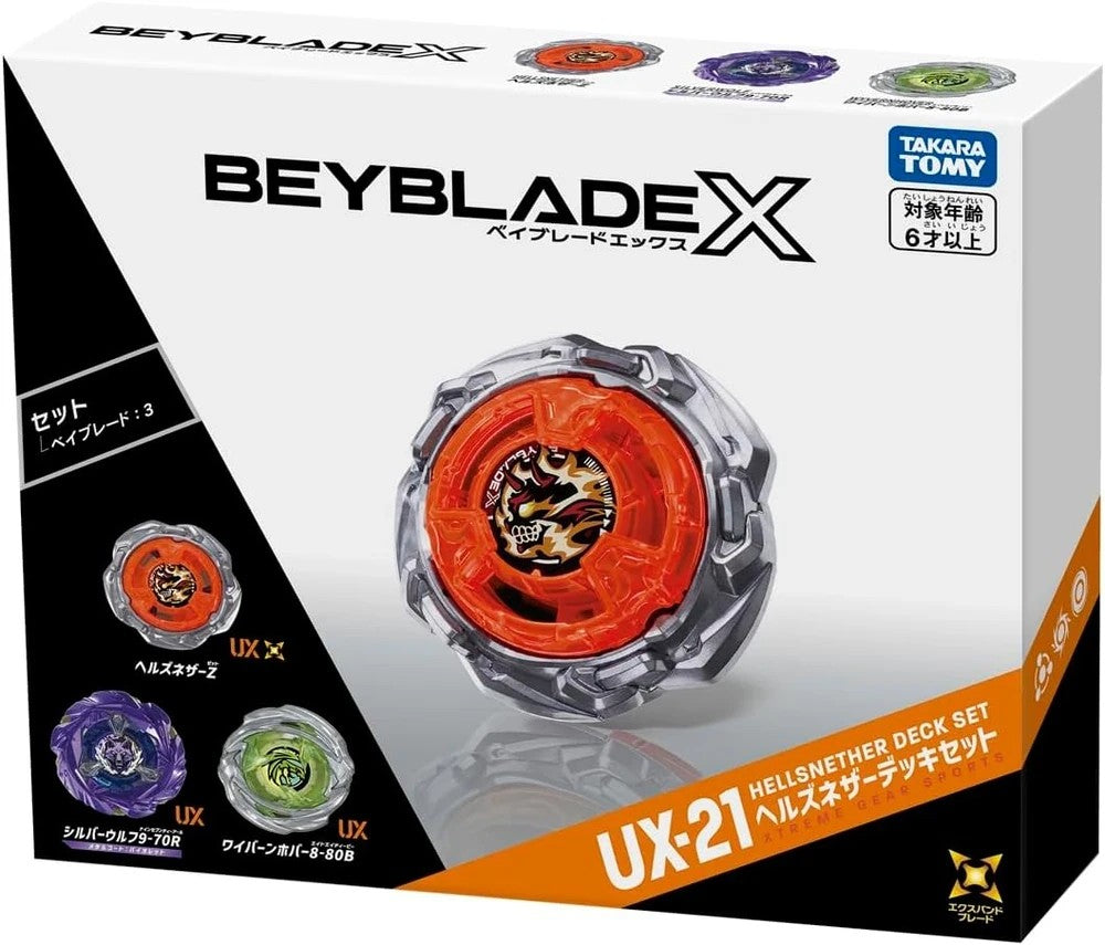 BeyBlade X UX-21 Hells Nether Set