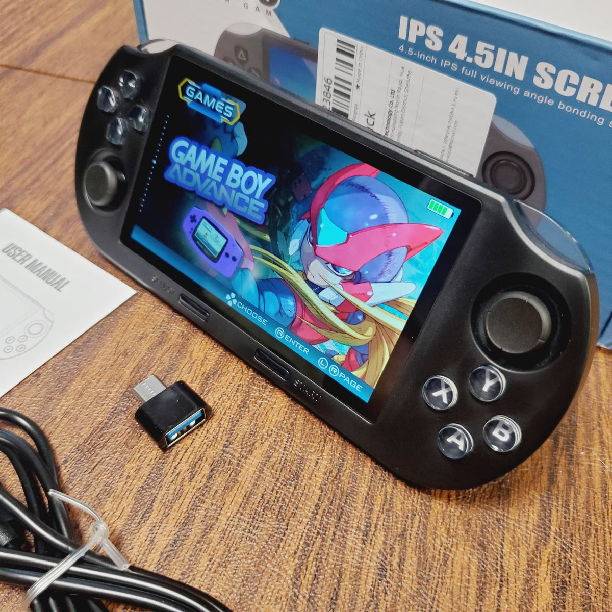 SF3000 Retro Handheld Game Console – 64GB, 20,000+ Preloaded Games
