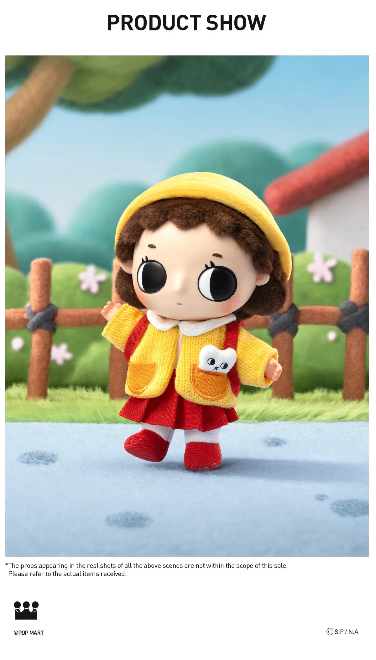 Nyota × Chibi Maruko Chan Plush Doll Pendant