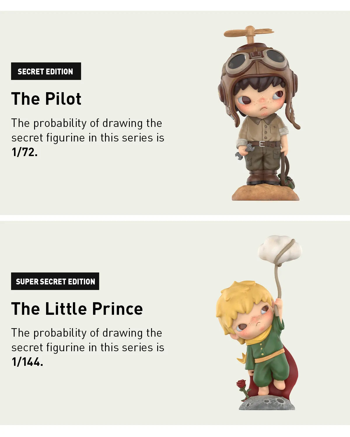 Hirono V7 Hirono × Le Petit Prince Series Figures