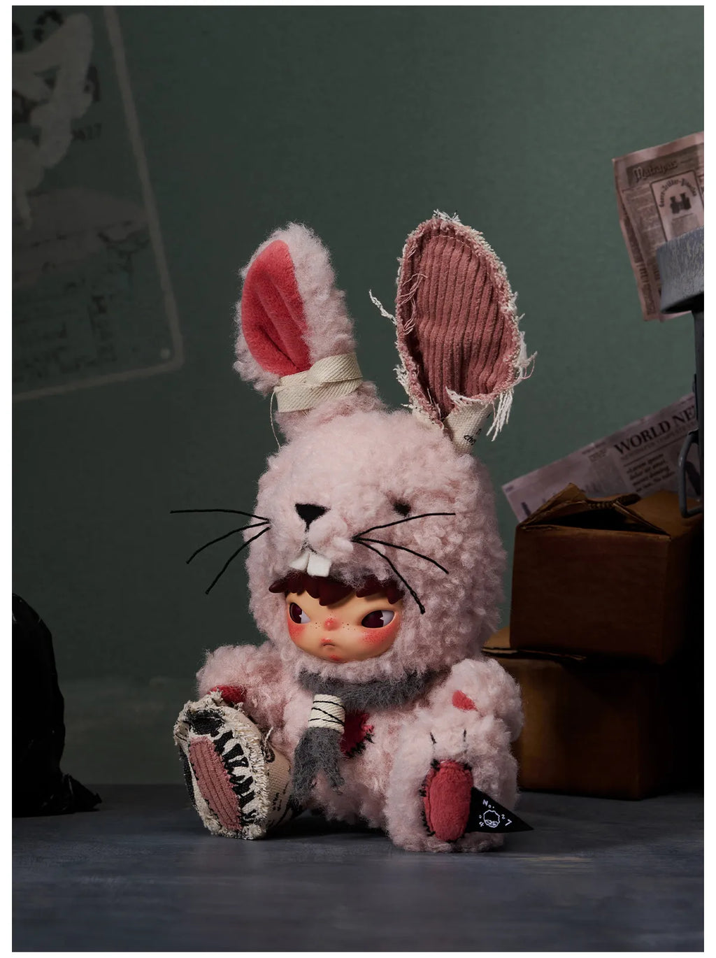 Hirono Little Hare Plush Doll Pendant