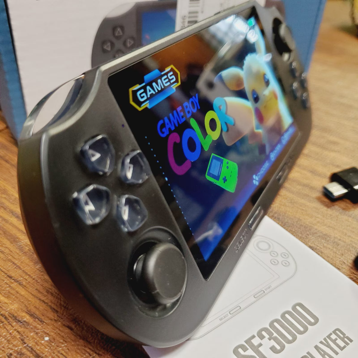 SF3000 Retro Handheld Game Console – 64GB, 20,000+ Preloaded Games