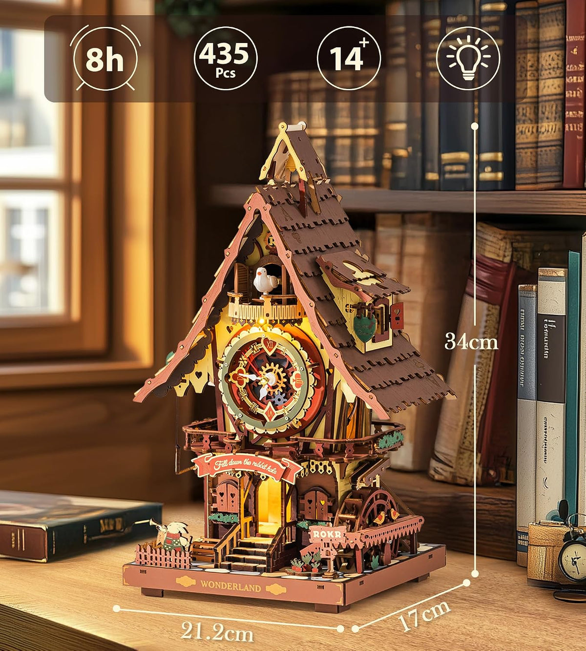 Robotime RLC901C Cuckoo Clock