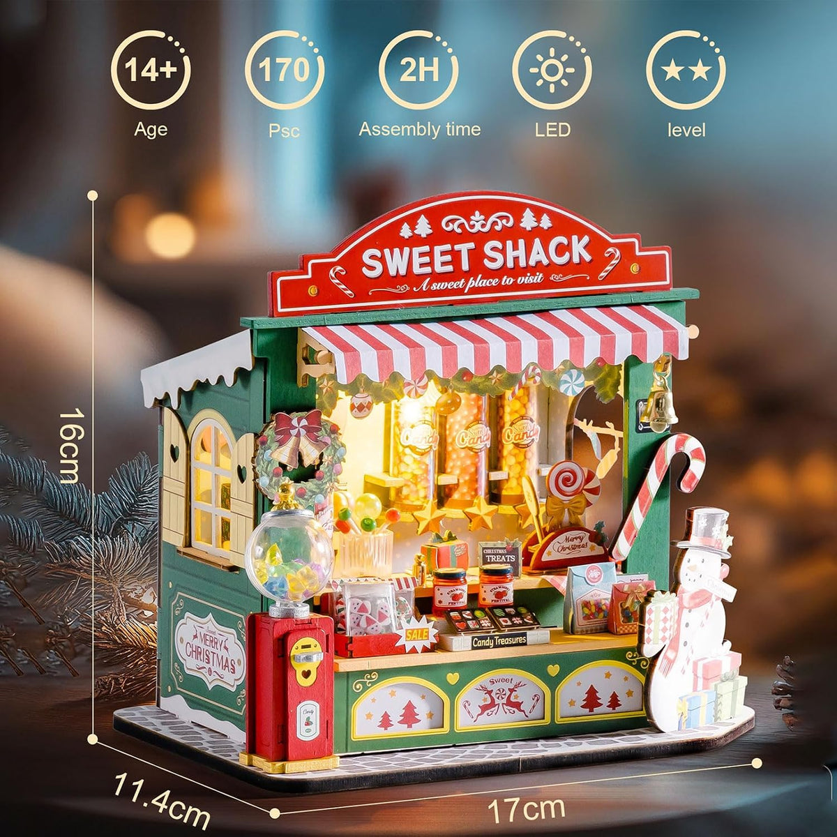 Rolife RDS043 Christmas Candy Stand