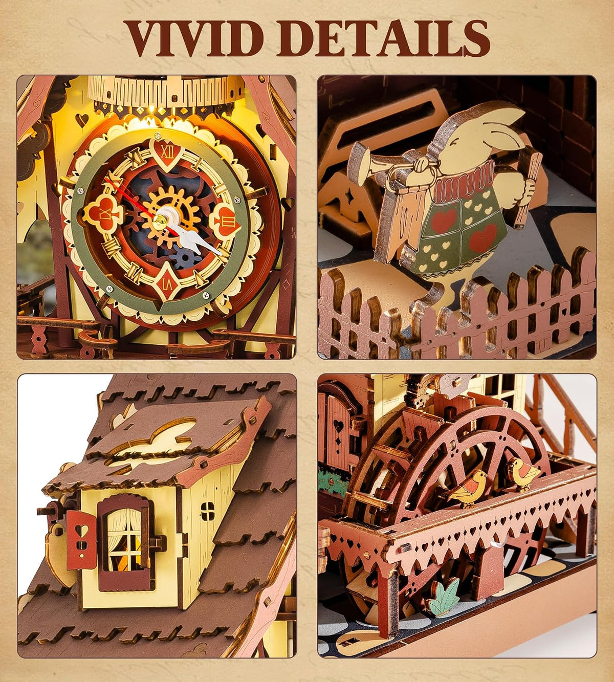 Robotime RLC901C Cuckoo Clock