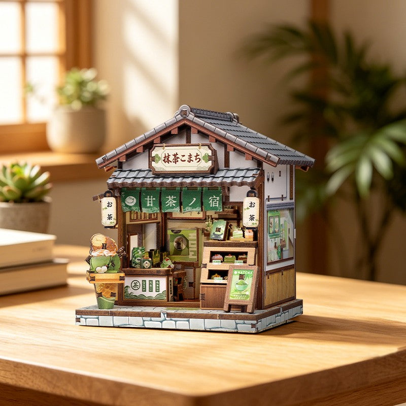 Cutebee CWGA116 Kyoto Matcha Cottage DIY Miniature Kit for Beginners