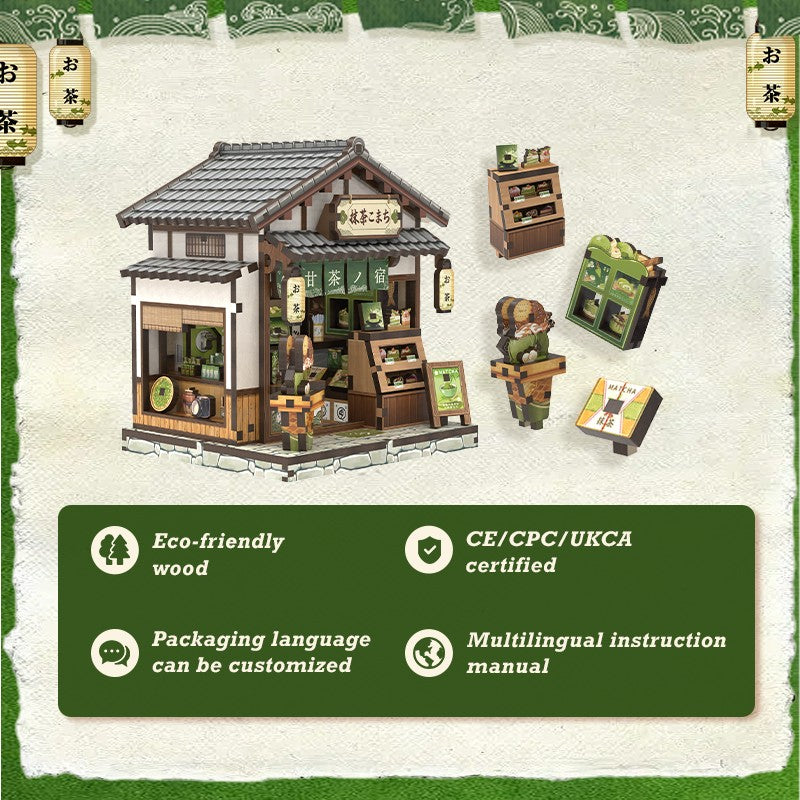 Cutebee CWGA116 Kyoto Matcha Cottage DIY Miniature Kit for Beginners