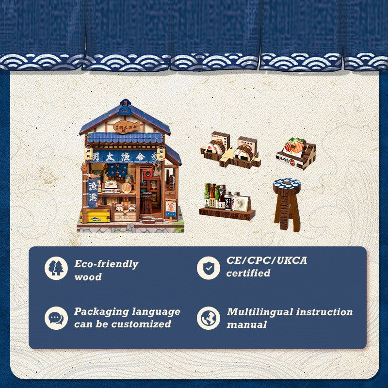 Cutebee CWGA114 Fukuoka Mentaiko Kitchen DIY Miniature Kit for Beginners