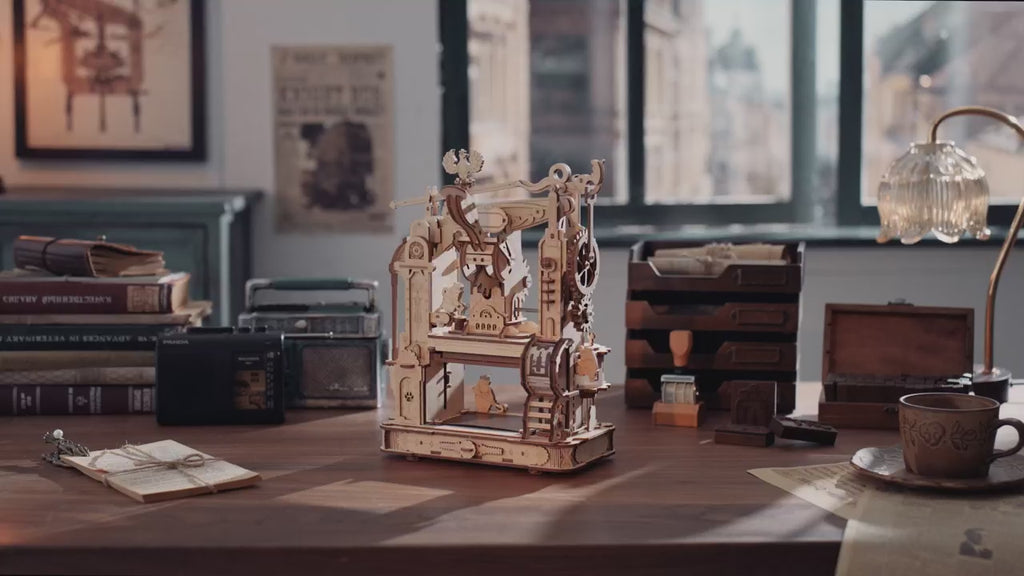 Rokr RLK602 Printing Press 3D Wooden Puzzle