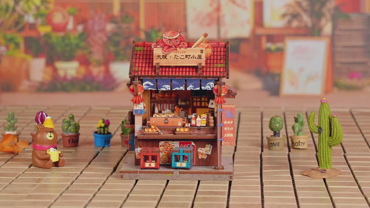 Cutebee CWGA113 Osaka Takoyaki DIY Miniature Kit for Beginners