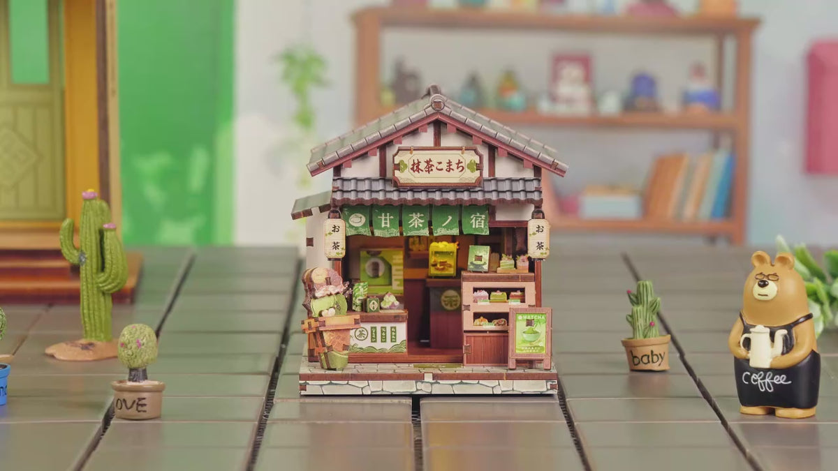 Cutebee CWGA116 Kyoto Matcha Cottage DIY Miniature Kit for Beginners